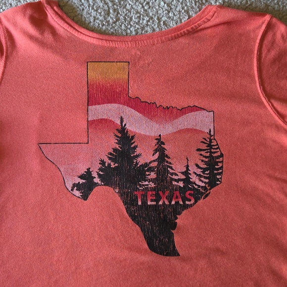 Texas Graphic Bundle of 2 Long Sleeve Curved Hem Pocket T-shirts - Picture 16 of 16